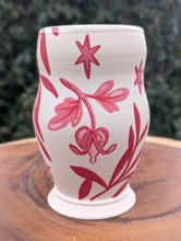 Load image into Gallery viewer, #04 - Monochrome Red Goose with Bleeding Hearts Cup