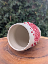 Load image into Gallery viewer, #04 - Monochrome Red Goose with Bleeding Hearts Cup
