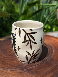 #12 - Twin Moth & Lily of the Valley Pinched Mug