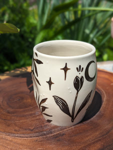 #12 - Twin Moth & Lily of the Valley Pinched Mug