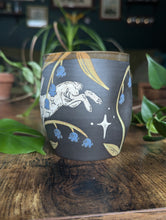 Load image into Gallery viewer, #14 - Matte Rabbit and Flowers Thumbrest Cup