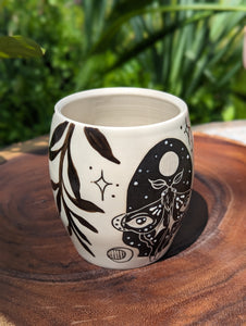 #15 - Beetle & Lily of the Valley Pinched Mug