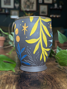 #16 - Matte Celestial Match Cup with Moons & Sun