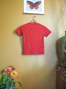 #46 - Bee Red Kids T-Shirt (Kids 6-7)