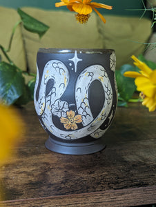 #10 - Snake & Nasturtium Mug