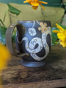 #10 - Snake & Nasturtium Mug