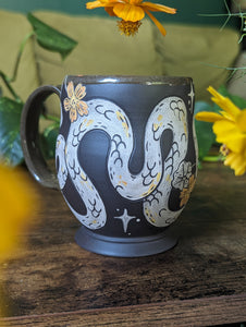 #10 - Snake & Nasturtium Mug