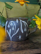 Load image into Gallery viewer, #13 - Cat &amp; Snowdrops Mug