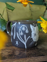 Load image into Gallery viewer, #13 - Cat &amp; Snowdrops Mug