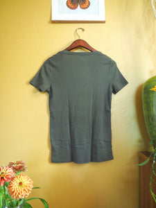 #40 - Garden Green/Grey T-Shirt (M)