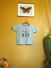 Load image into Gallery viewer, #58 - Triple Vases Grey T (Kids 4T)