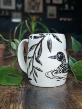 Load image into Gallery viewer, #S01 - Black &amp; White Loon Mug (Seconds Sale!)