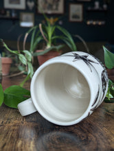 Load image into Gallery viewer, #S01 - Black &amp; White Loon Mug (Seconds Sale!)