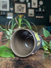 Load image into Gallery viewer, #S07 - Matte Frog &amp; Cattails Goblet (Seconds Sale!)