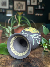 Load image into Gallery viewer, #S07 - Matte Frog &amp; Cattails Goblet (Seconds Sale!)