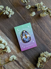 Load image into Gallery viewer, Hard Enamel Pin - Bee - Blue